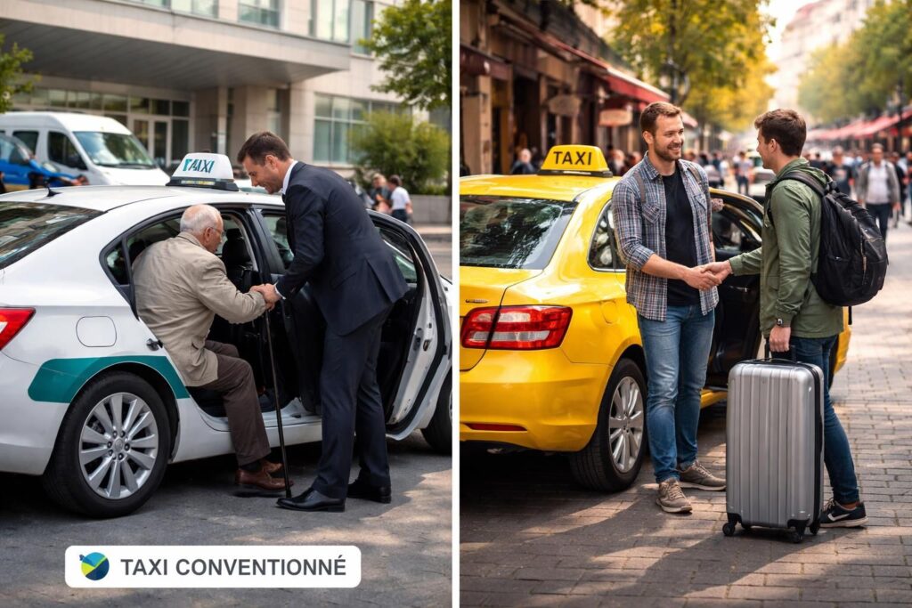 découvrez les différences clés entre un taxi conventionné et un taxi classique : tarifs, prise en charge, remboursement et services offerts pour choisir le transport adapté à vos besoins.