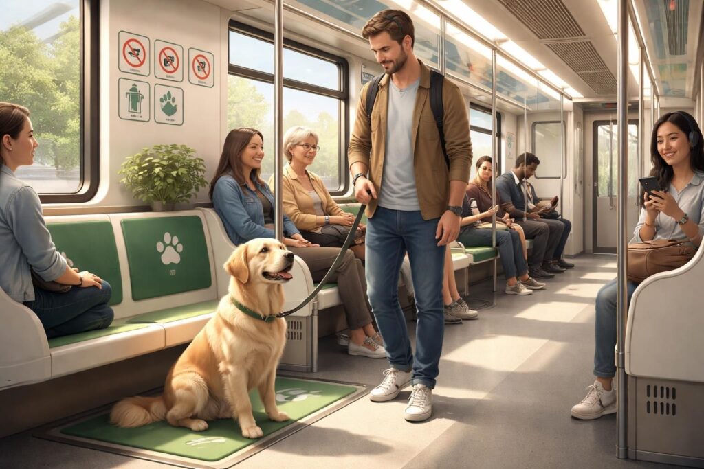 découvrez les règles essentielles pour voyager avec votre animal de compagnie en transport public en toute sérénité et respect des consignes.